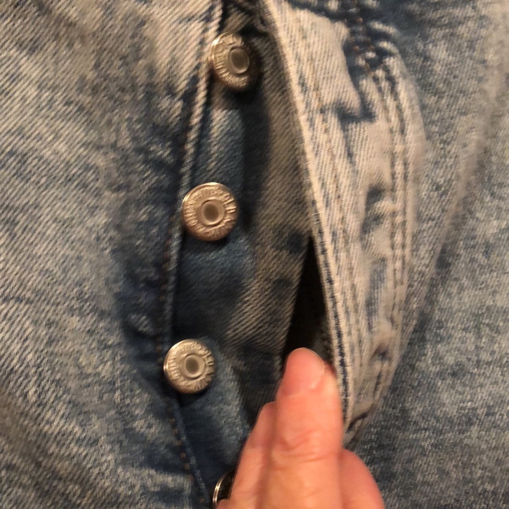 Old Navy sz 20 Extra High Rise Straight-Slim Pockets-Tummy Panel Button Fly - Picture 3 of 10